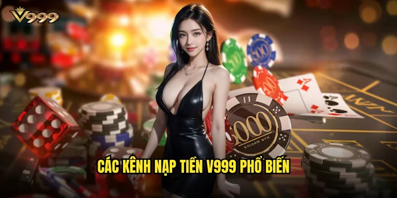 Nạp tiền v999 siêu tốc - Đa dạng phương thức trong 30 giây 2 Các kênh nạp tiền v999 phổ biến