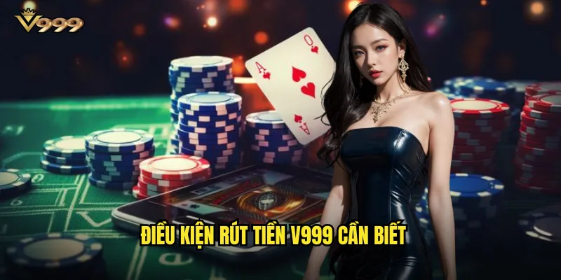 Rút tiền v999 nhanh gọn - Nhận tiền về tài khoản chỉ 5 phút 2 Điều kiện rút tiền v999 cần biết